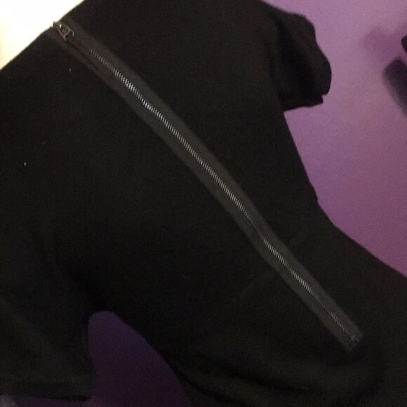 Loft Black scoopneck dress. SP - Picture 7 of 8